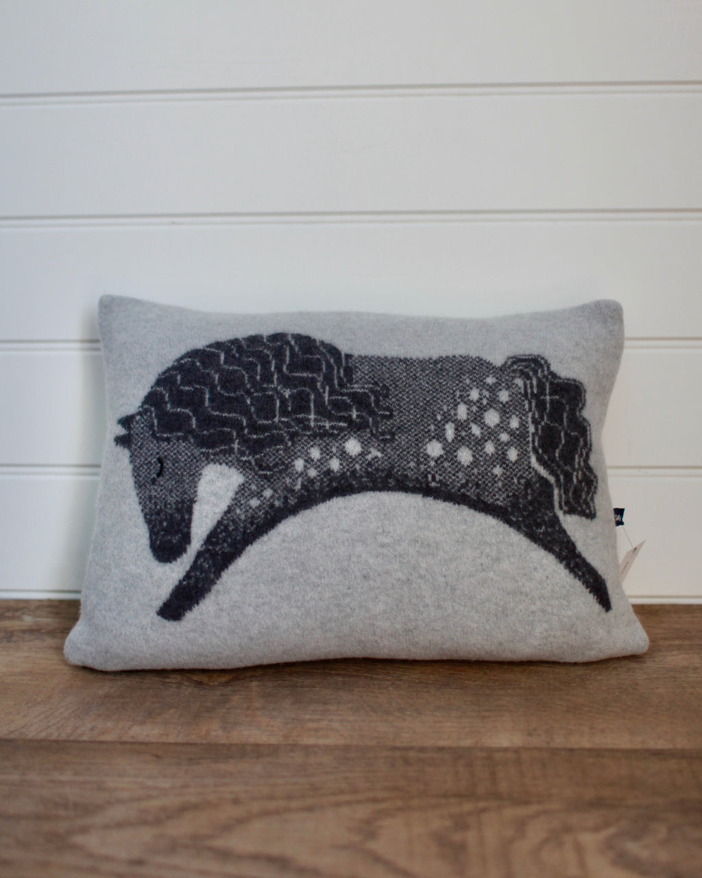 sally nencini textiles soft furnishing dapple horse cushion homeware handmade