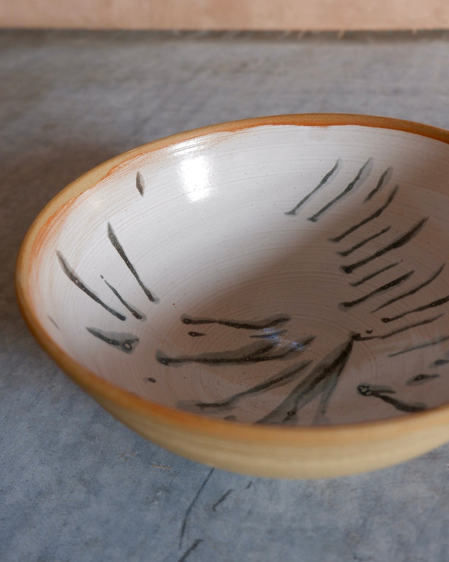 scott stuart ceramics hand thrown rustic homeware stoneware white bowl 5