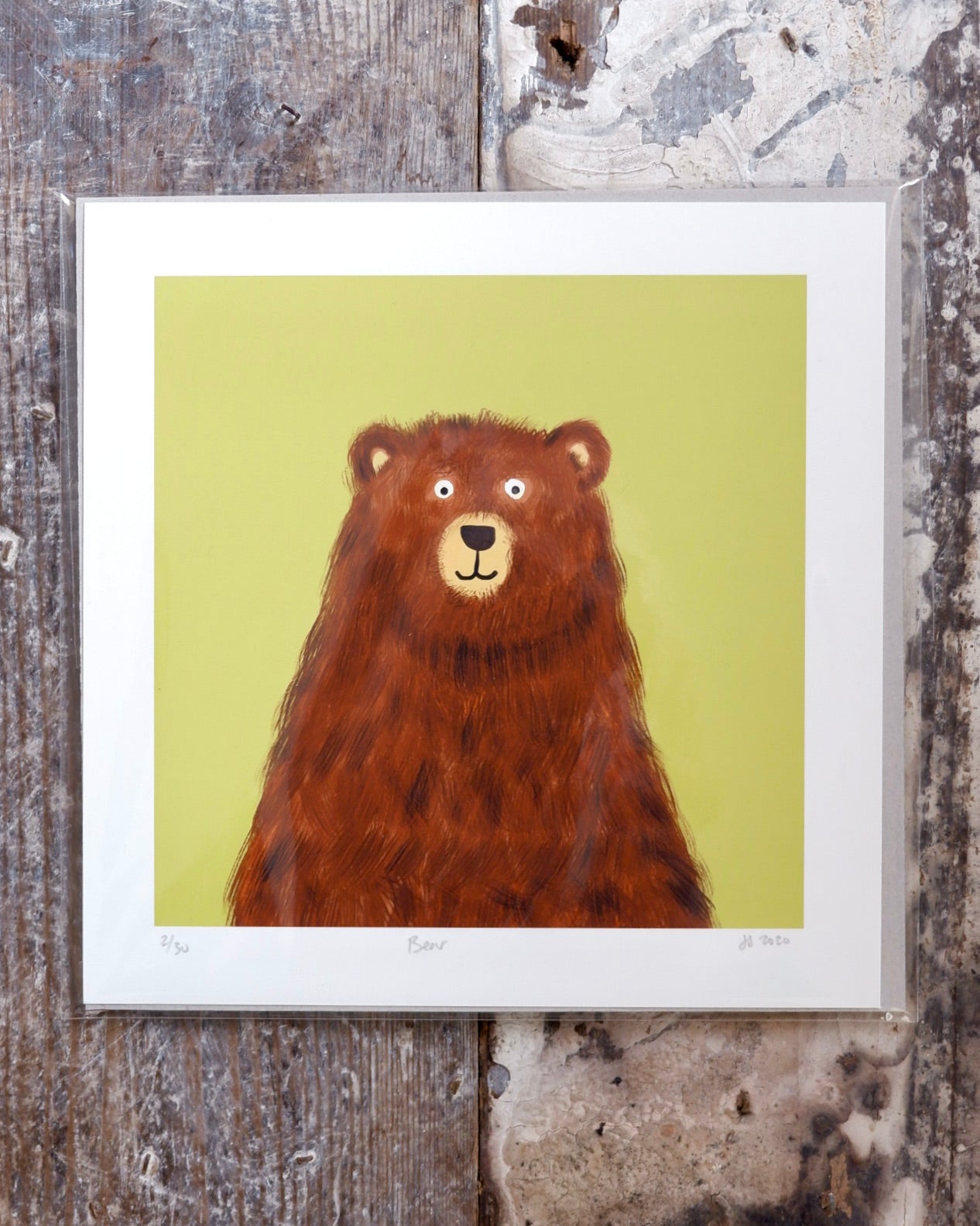 Bear limited edition giclee print
