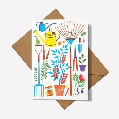 Garden Tools Card | Printer Johnson