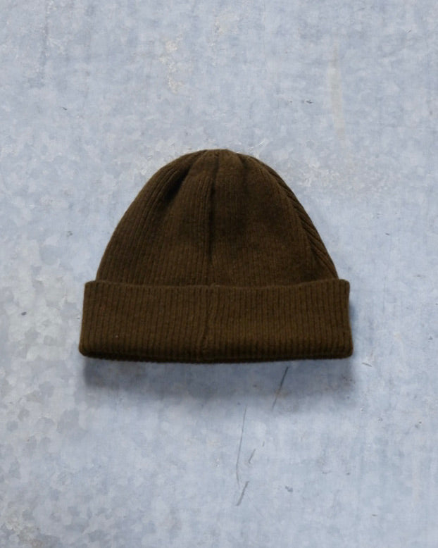 sally nencini textiles knit lambswool rib beanie hat homeware clothing
