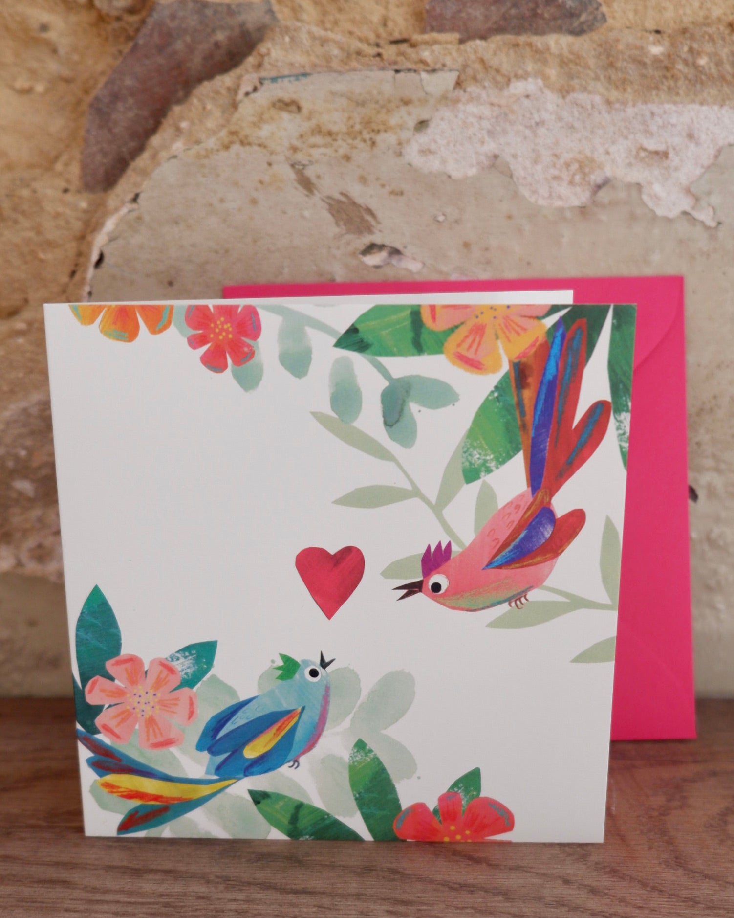 kate read illustrations animal cartoons greetings card love birds valentine's day