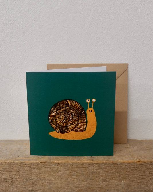 Snail Greetings Card